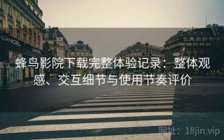 蜂鸟影院下载完整体验记录：整体观感、交互细节与使用节奏评价