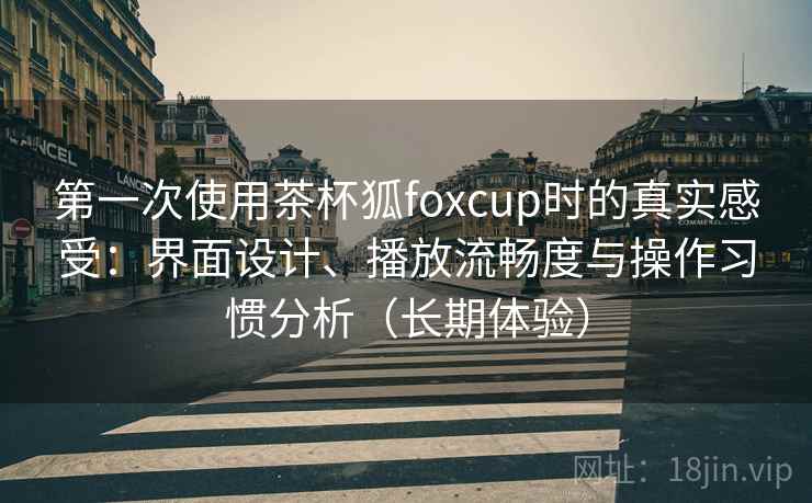 第一次使用茶杯狐foxcup时的真实感受：界面设计、播放流畅度与操作习惯分析（长期体验）-第2张图片