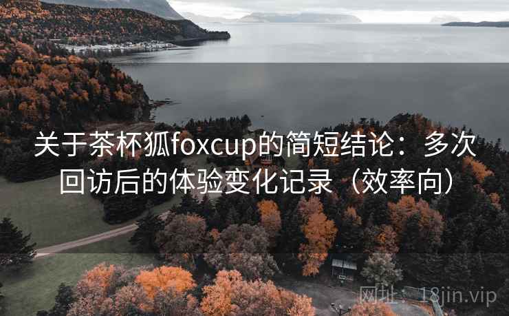 关于茶杯狐foxcup的简短结论：多次回访后的体验变化记录（效率向）-第1张图片