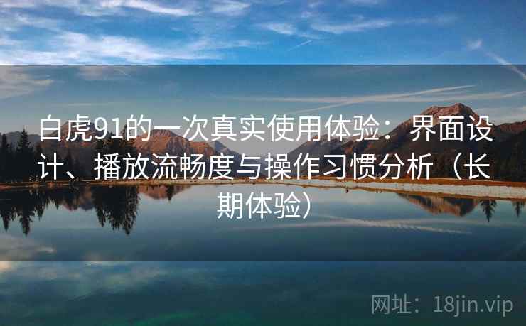 白虎91的一次真实使用体验:界面设计、播放流畅度与操作习惯分析(长期体验)-第2张图片 白虎91的一次真实使用体验:界面设计、播放流畅度与操作习惯分析(长期体验)-第2张图片