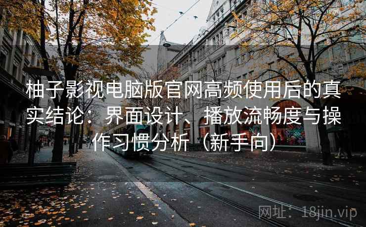 柚子影视电脑版官网高频使用后的真实结论:界面设计、播放流畅度与操作习惯分析(新手向)-第1张图片 柚子影视电脑版官网高频使用后的真实结论:界面设计、播放流畅度与操作习惯分析(新手向)-第1张图片